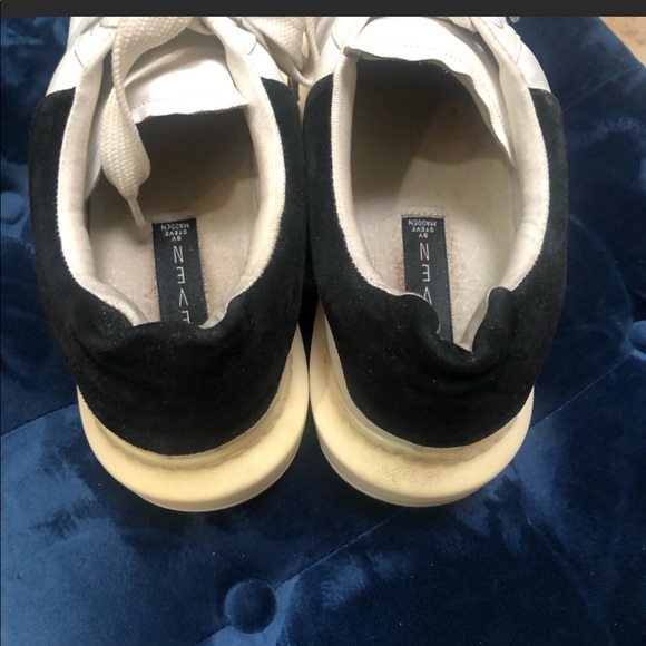 ❗️Reduced Glazed Steve Madden chunky leather/suede sneakers - Picture 4 of 4